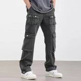 Denim Cargo Pants