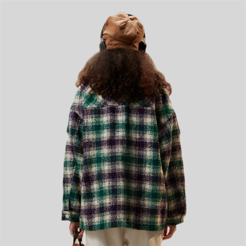 Vintage Plaid Oversized Shirt