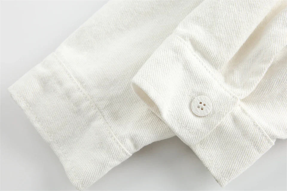 Elegant Embroidered Loose Shirt