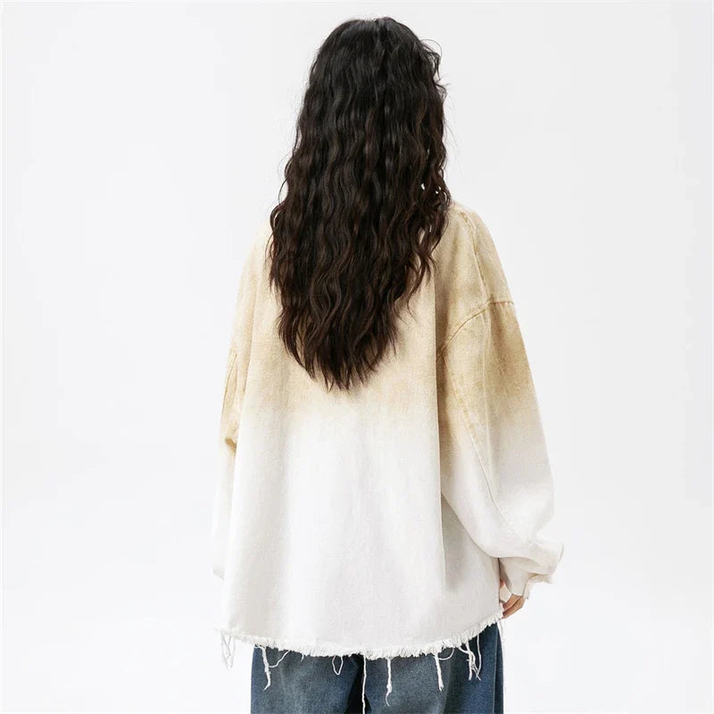 Elegant Embroidered Loose Shirt