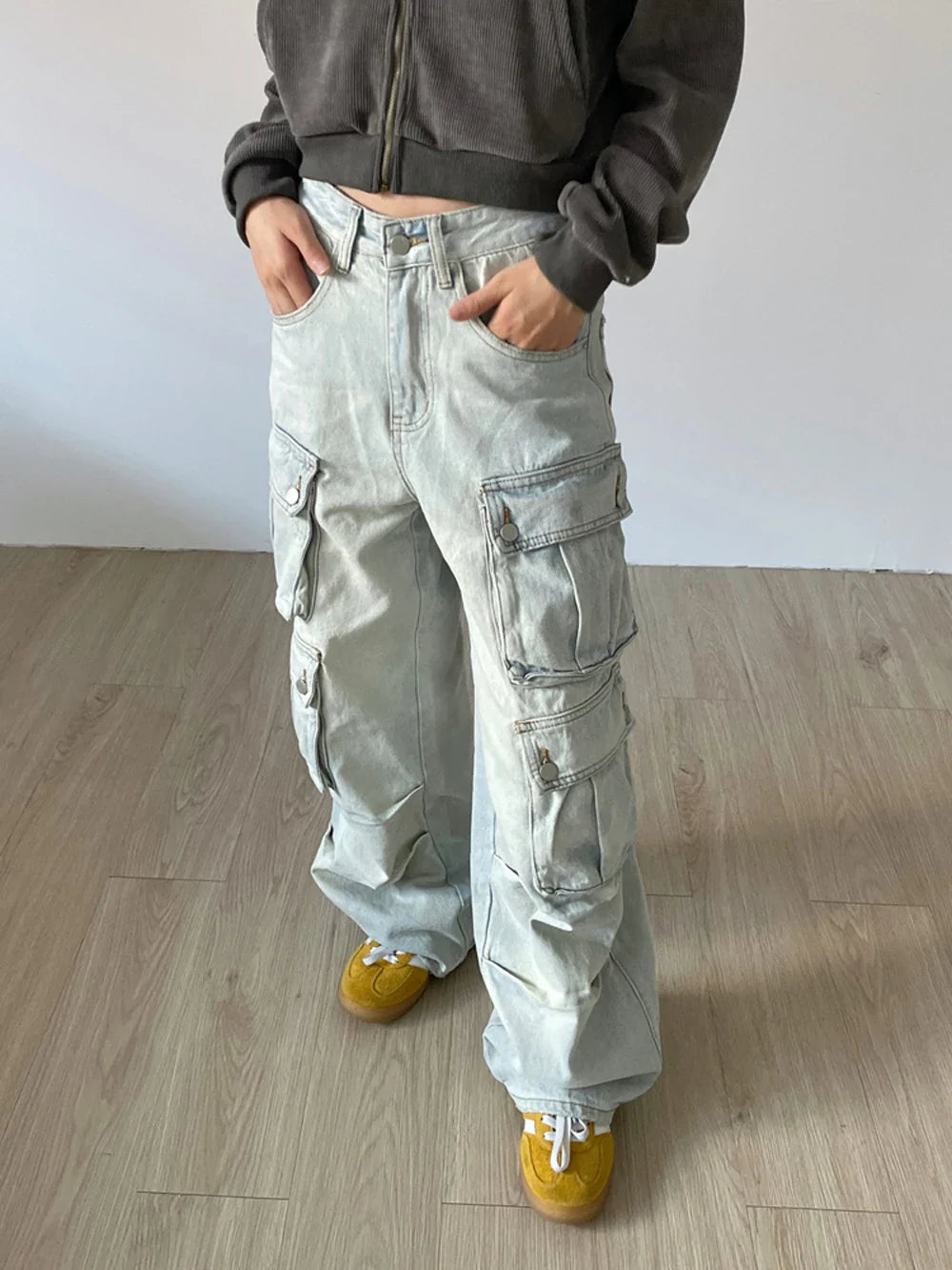 Y2k Vintage Distressed Cargo Pants