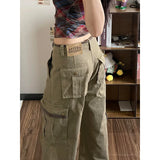 Retro American Loose Khaki Work Pants