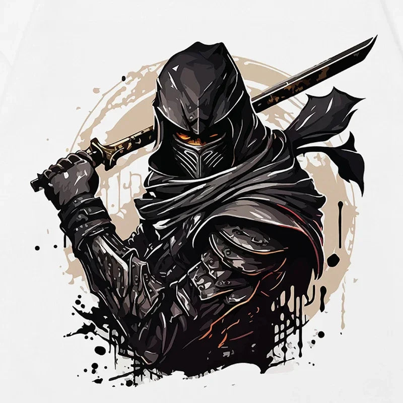 Japanese Ninja Graphic T-shirt