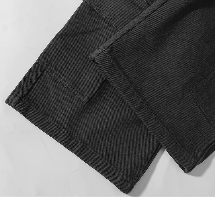 Streetwear Denim Cargo Pants