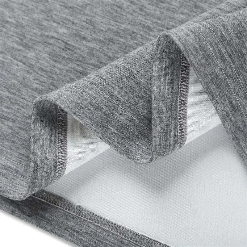 Summer Grey Half-Zip T-shirt
