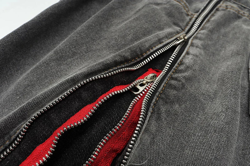 Street Zipper Cargo Shorts