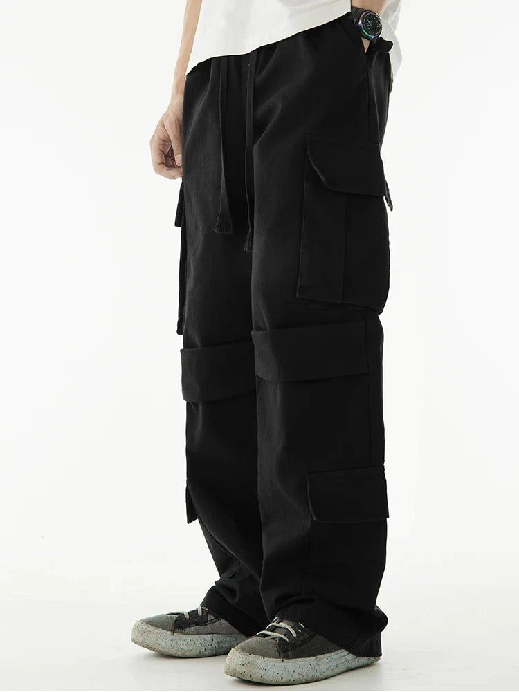 Streetwear Denim Cargo Pants
