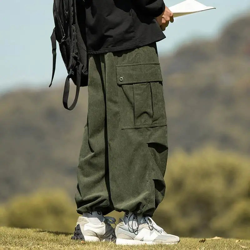 Cozy Japanese Wide Leg Fleece Pants