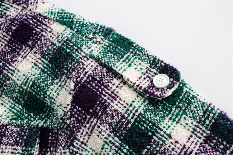 Vintage Plaid Oversized Shirt