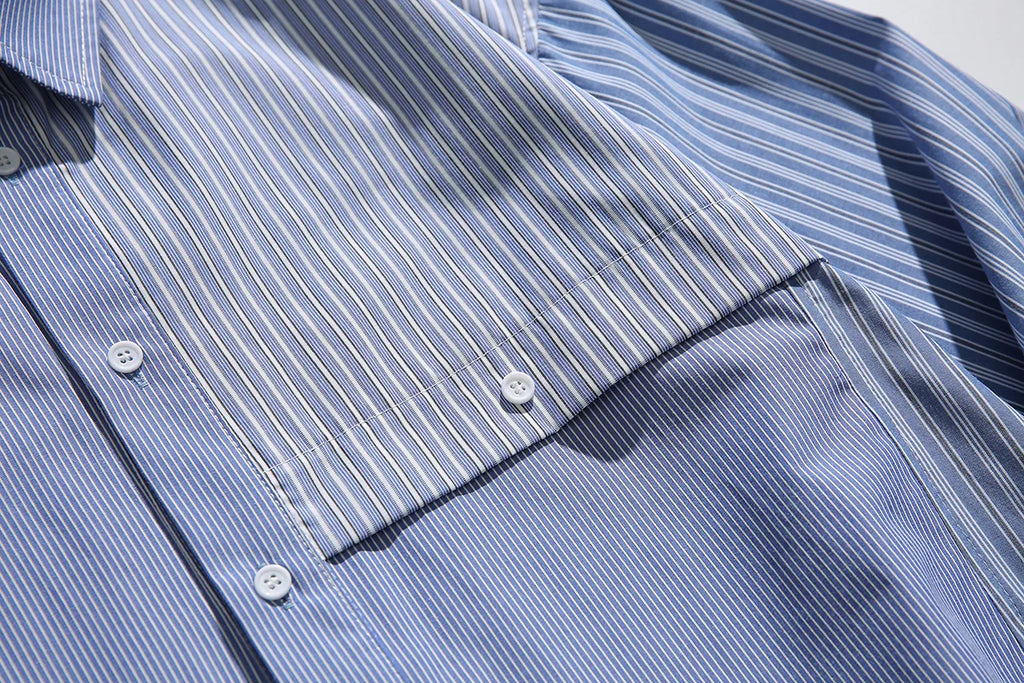 Patchwork Oversized Shirt