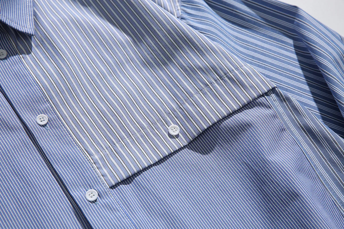 Patchwork Oversized Shirt