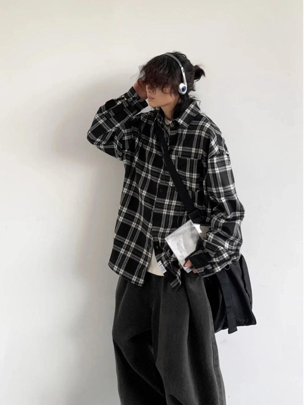 Plaid Vintage Casual Loose Fit Shirt