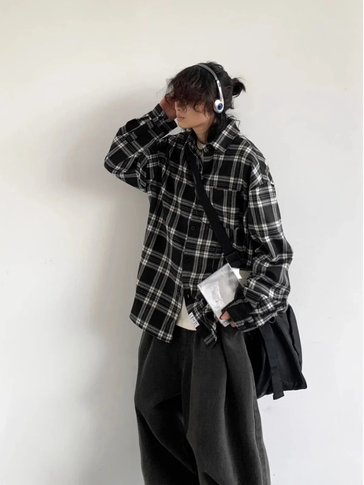 Plaid Vintage Casual Loose Fit Shirt