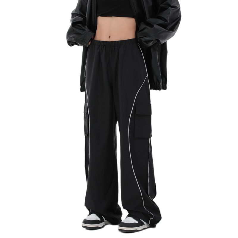 Striped Y2K Baggy Cargo Pants