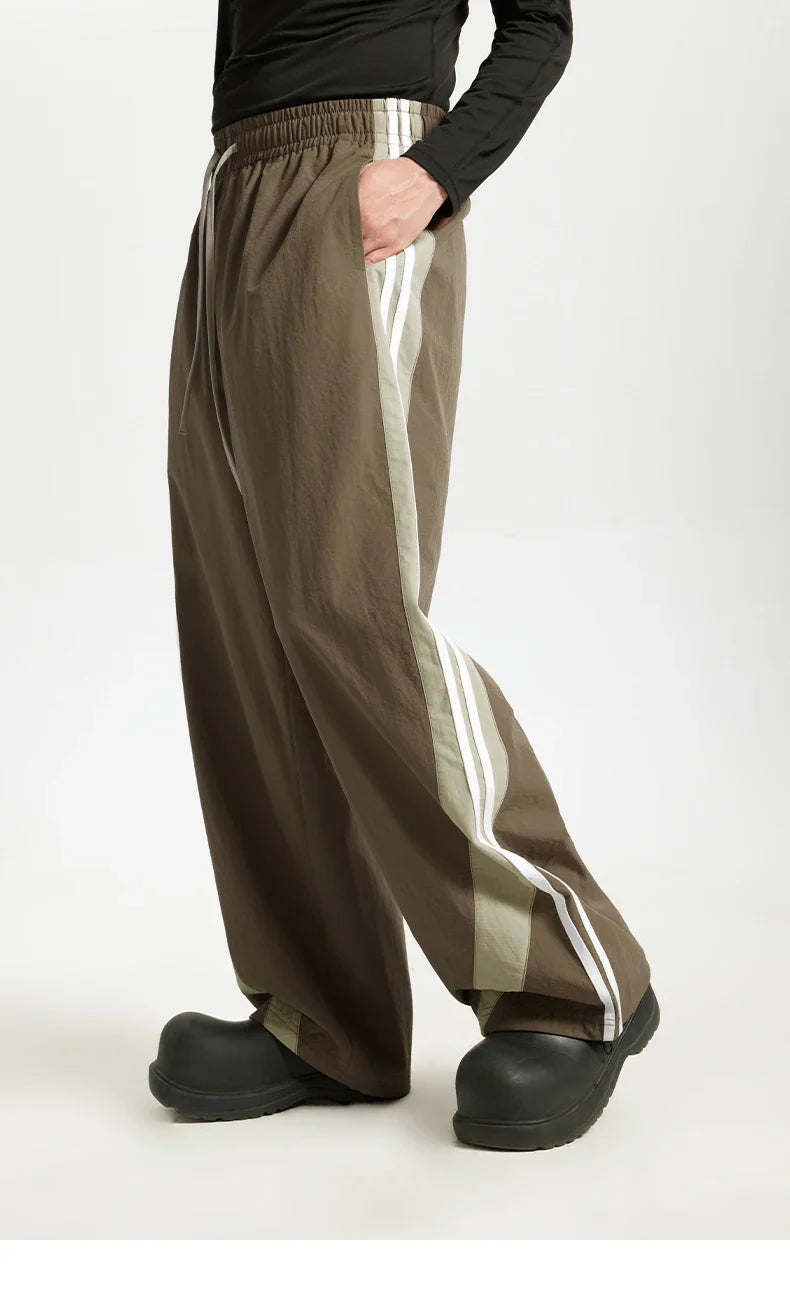 Sports Style Baggy Polyester Sweatpants