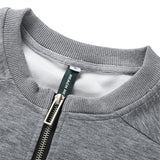 Summer Grey Half-Zip T-shirt