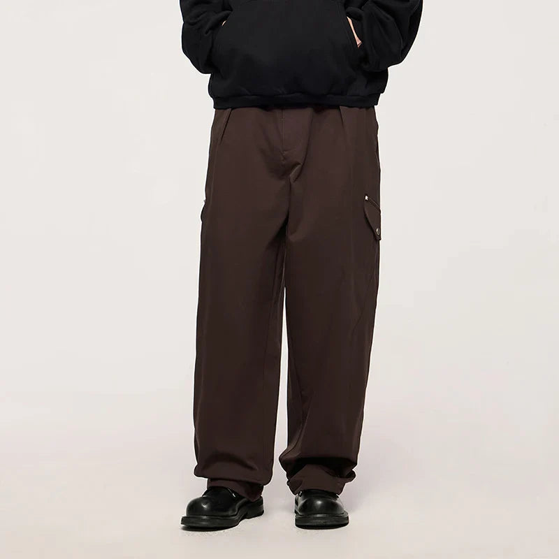 Y2k Wide-leg Elegance Cargo Pants
