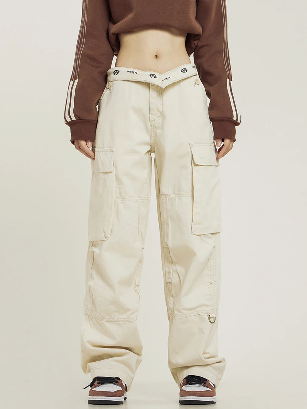 Y2k Baggy Turned-down Cargo Pants