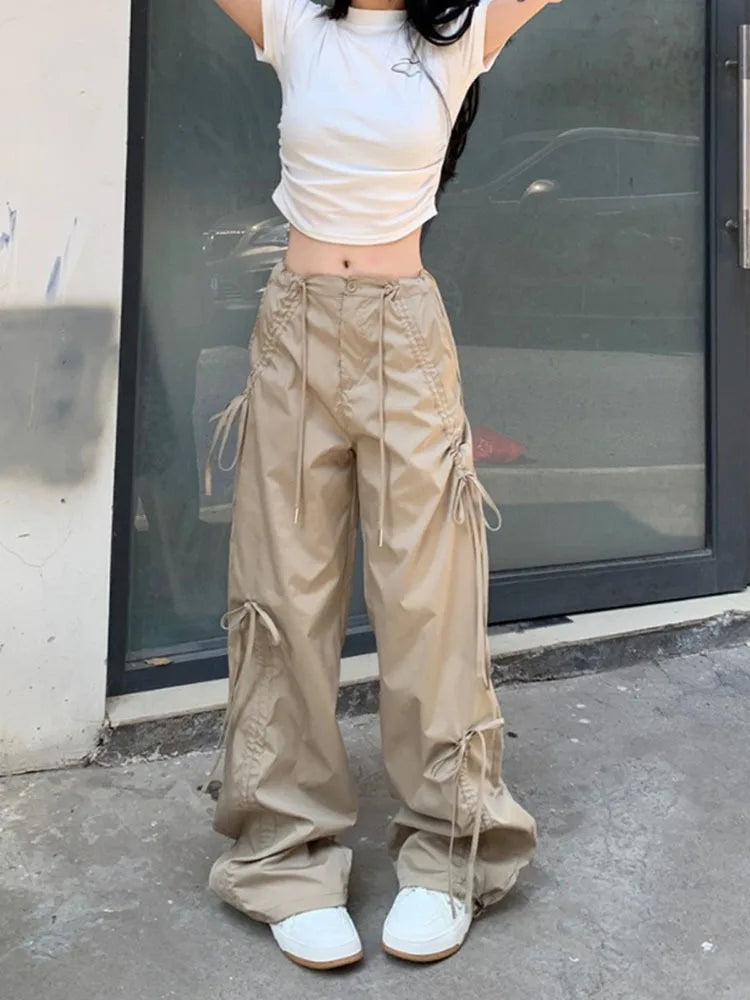 Soft Girl Baggy Cargo Pants