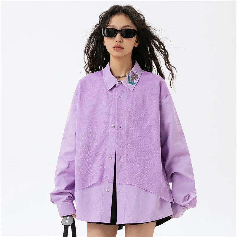 Women's Purple Rose T-shirt