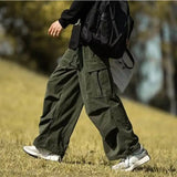 Cozy Japanese Wide Leg Fleece Pants