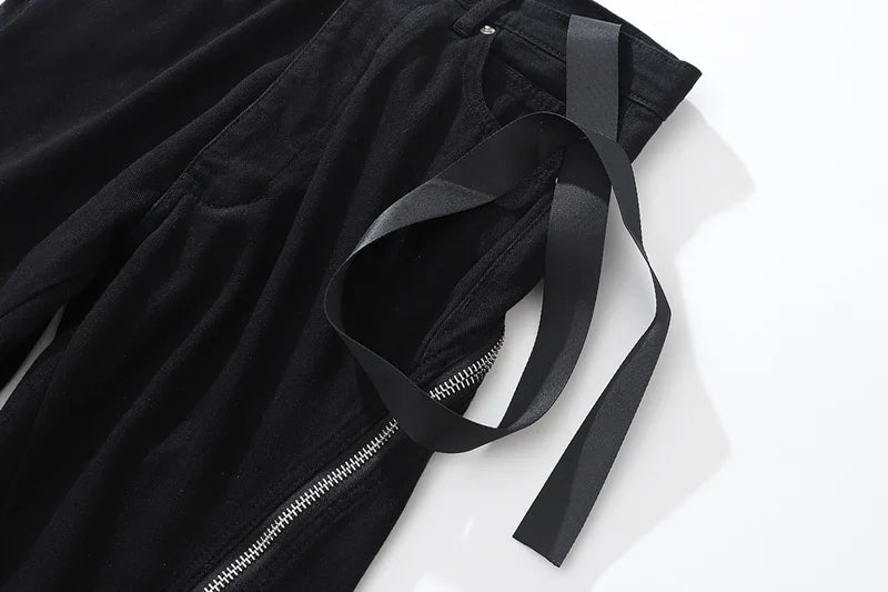 Y2K Zippered High Fashion Pants