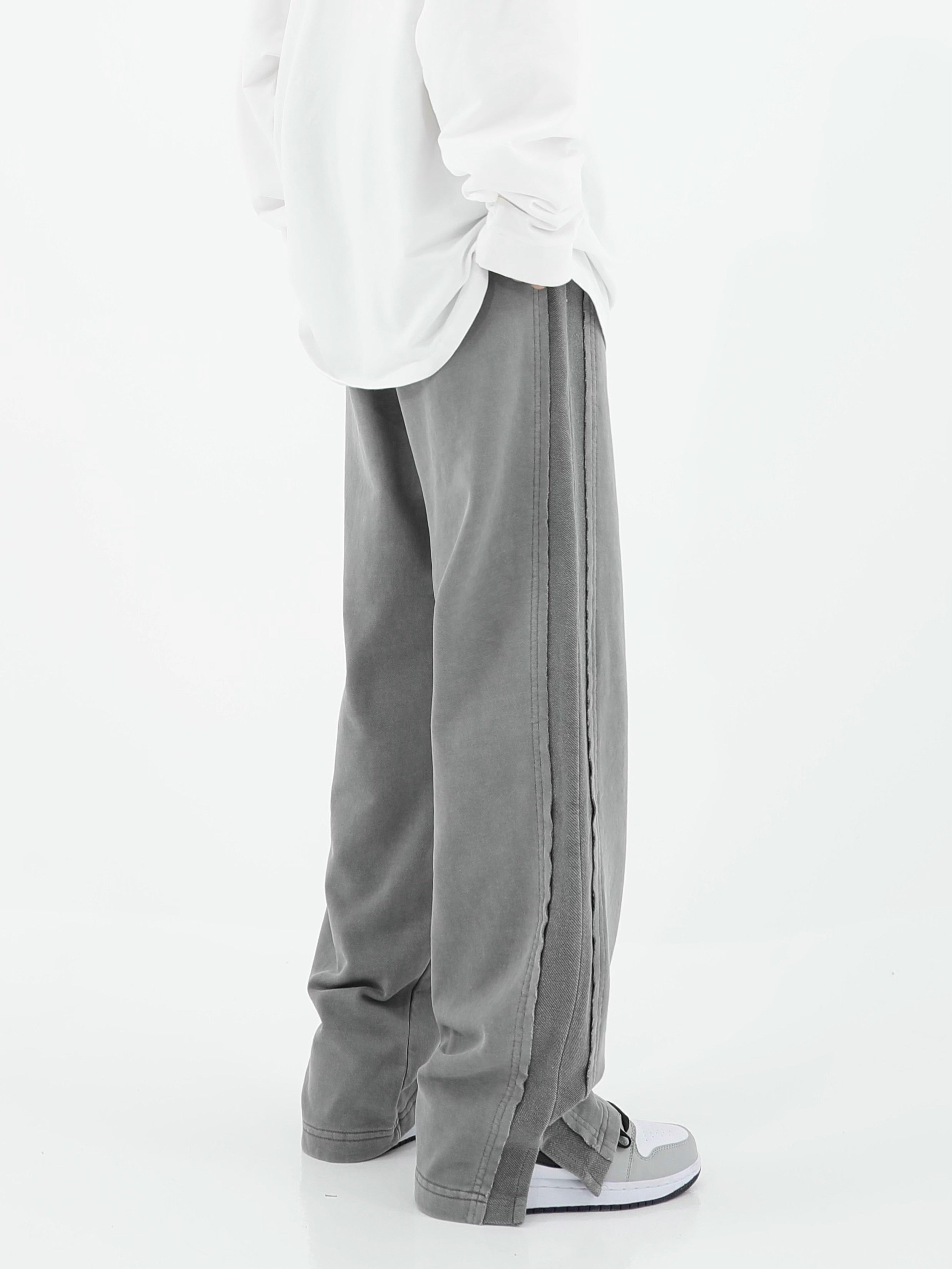 Versatile Wide-leg High Waist Sweatpants