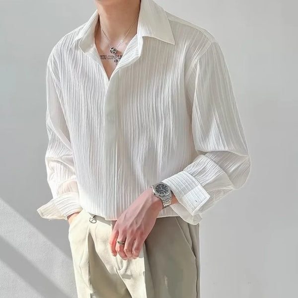 Stylish Loose Fit Long Sleeve Shirt