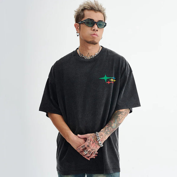 Mixed Media Graphic T-shirt