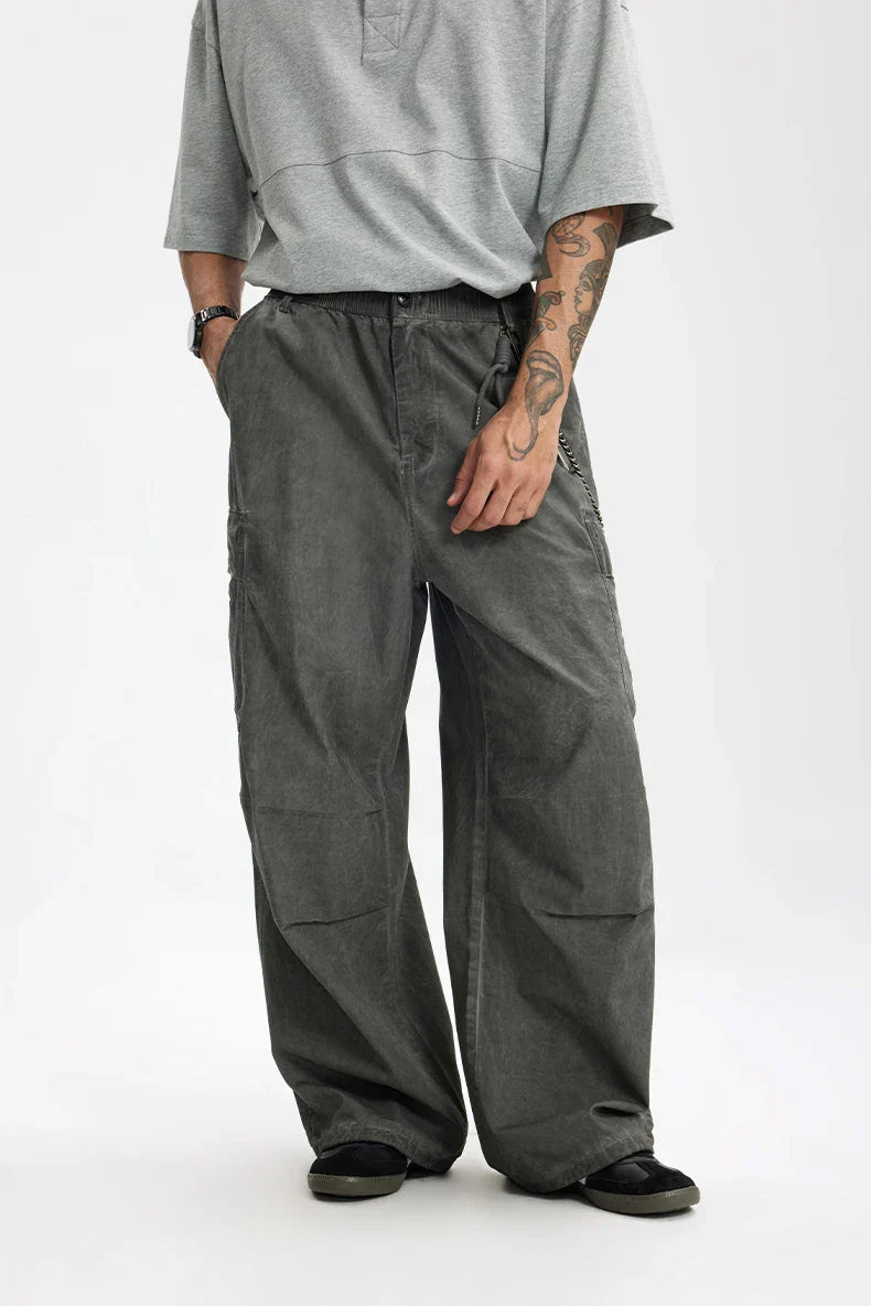Solid Color Footed Pants
