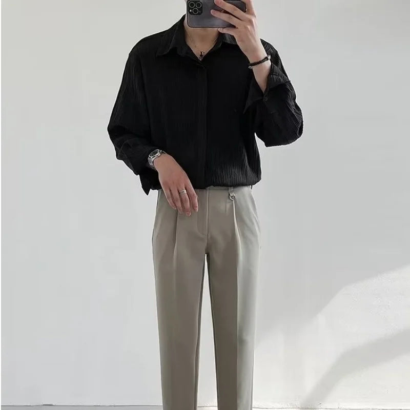 Stylish Loose Fit Long Sleeve Shirt