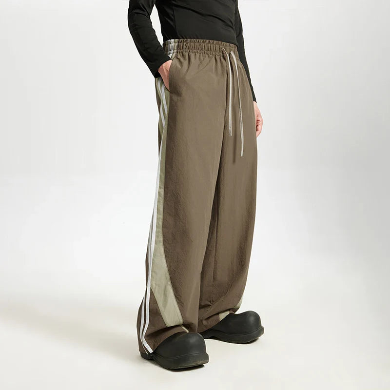 Sports Style Baggy Polyester Sweatpants