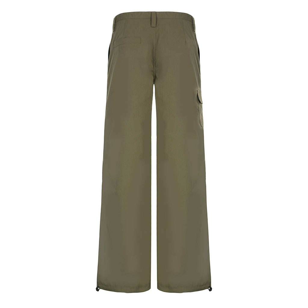Low Waist Drawstring Cargo Pants