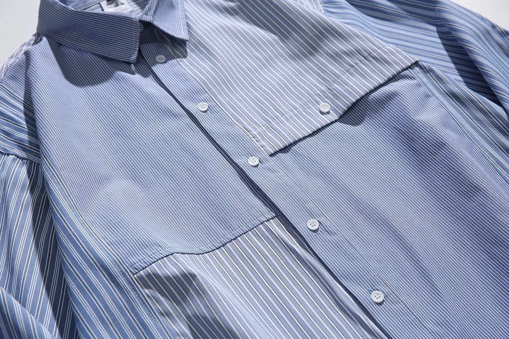 Patchwork Oversized Shirt