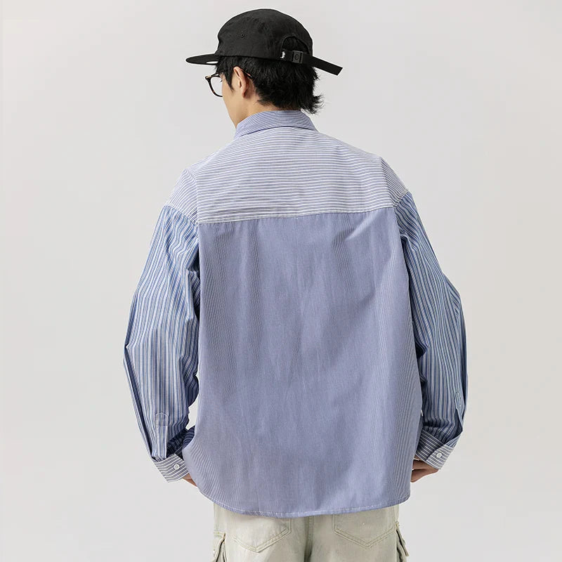 Patchwork Oversized Shirt