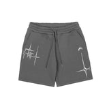 Lyrical Graphic Print Oversized Short