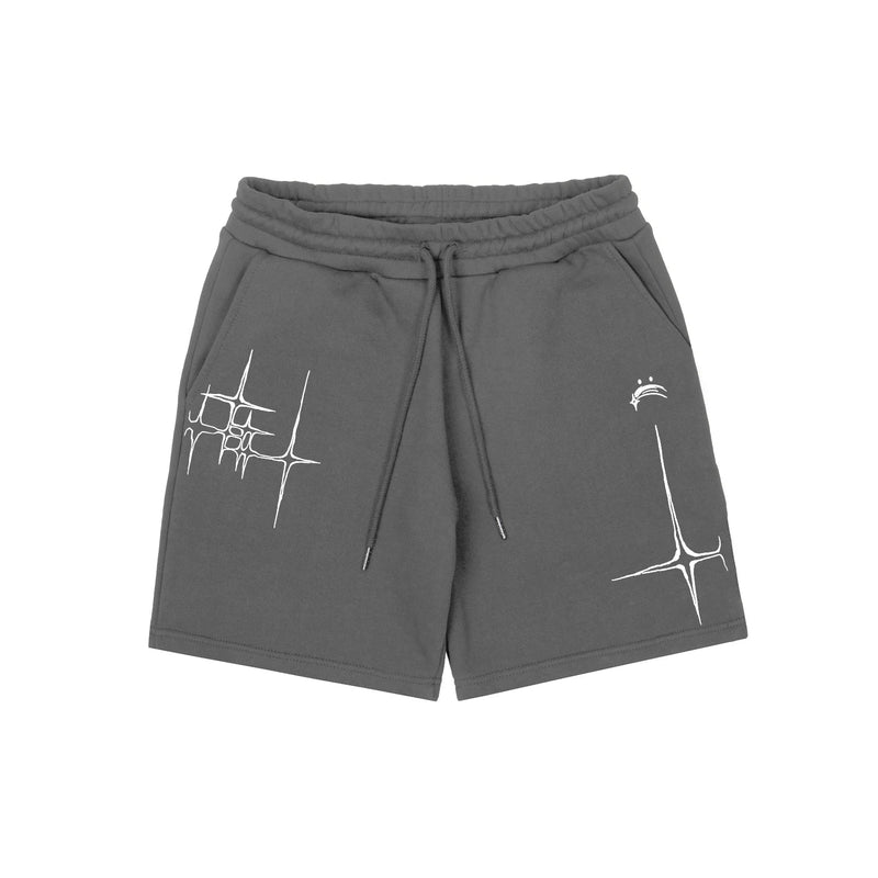 Lyrical Graphic Print Oversized Short