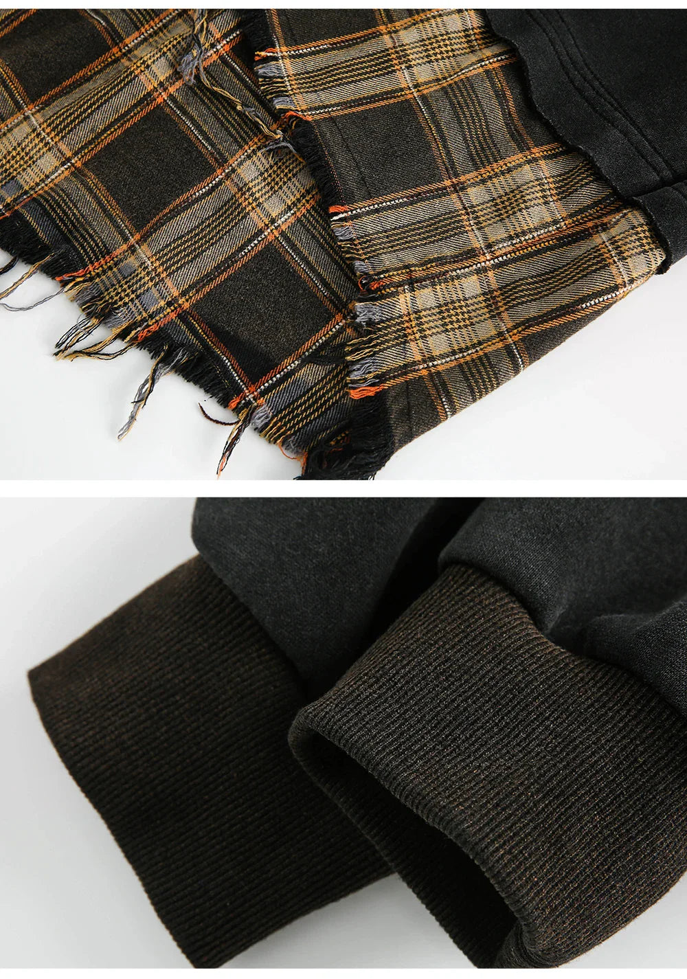 Retro Ripped Patchwork Shirt