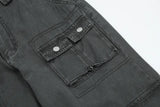Denim Cargo Pants