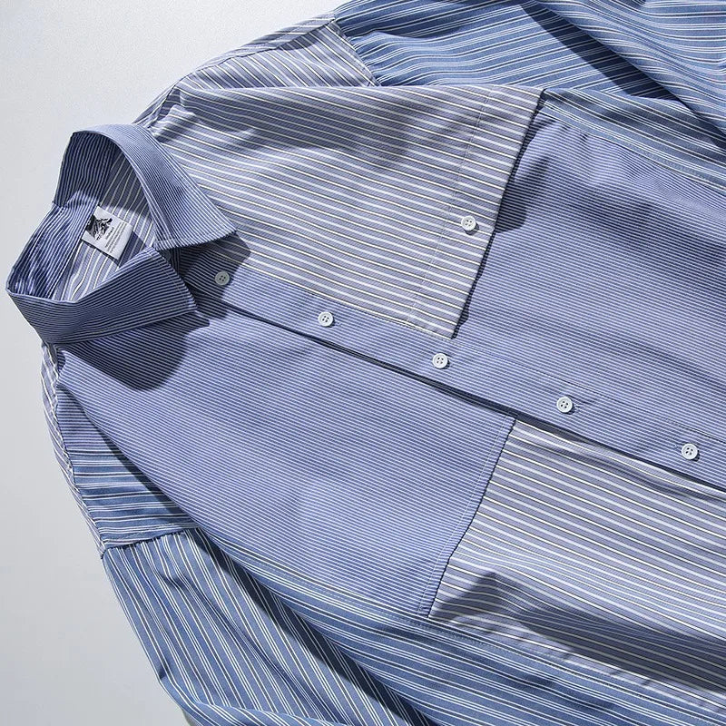 Patchwork Oversized Shirt