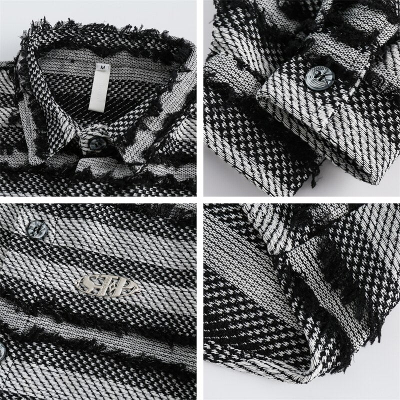 Stripped Distressed Shirt