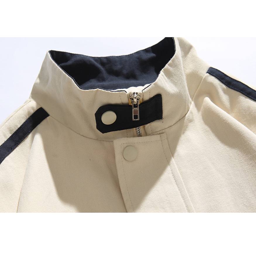 Colorblock Embroidered Jacket