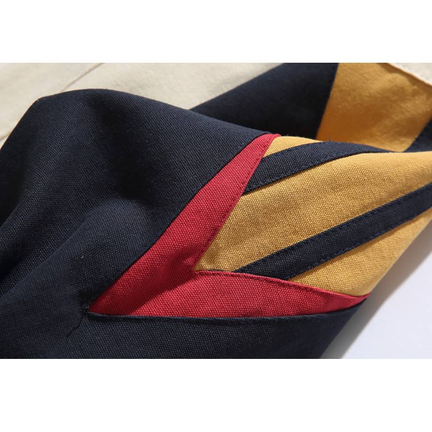 Colorblock Embroidered Jacket