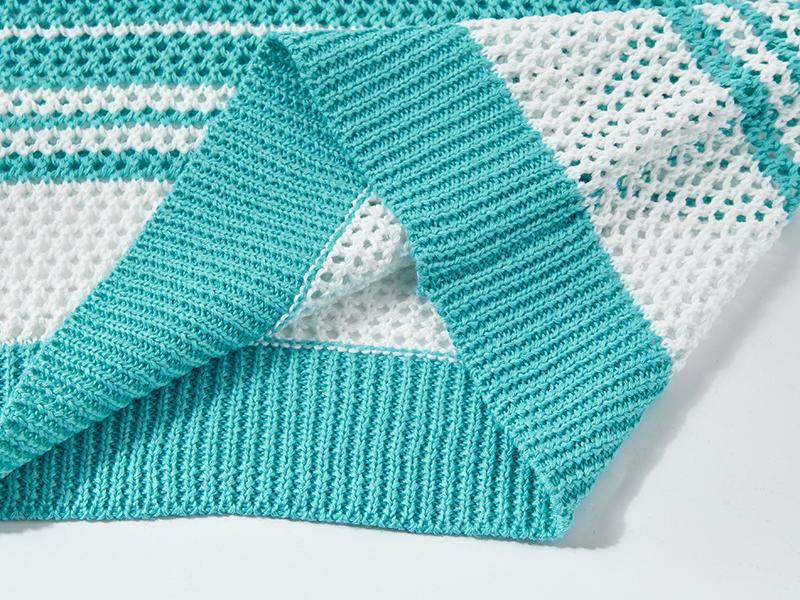 Retro Striped Knit Polo