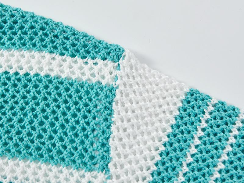 Retro Striped Knit Polo