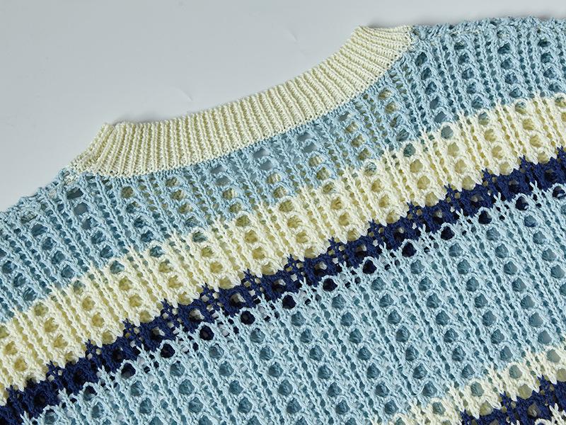 Retro Striped Knit Tee