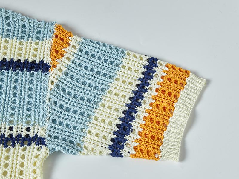 Retro Striped Knit Tee