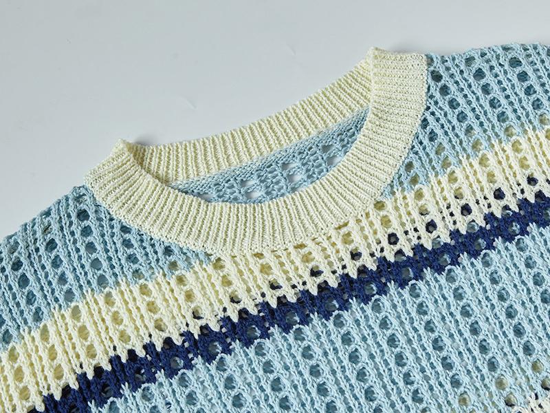 Retro Striped Knit Tee