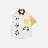 Irregular Fun Cartoon Short Sleeve Shirt