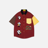 Irregular Fun Cartoon Short Sleeve Shirt